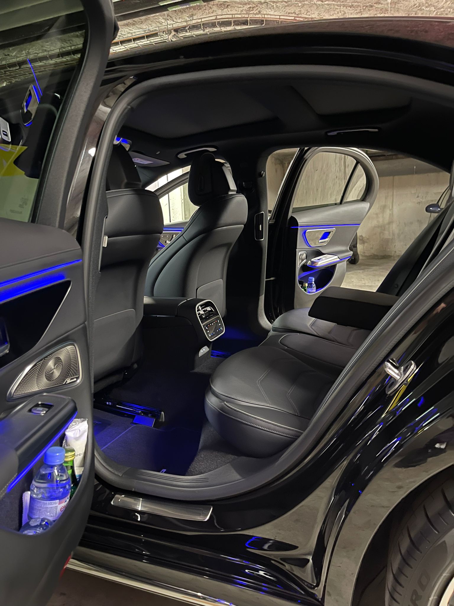 Mercedes E-Class chauffeur car on the French Riviera